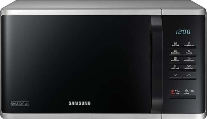 Samsung B-Ware mit Schaden MS23K3513AS Mikrowelle silber FG 08 Samsung B-Ware mit Schaden MS23K3513AS Mikrowelle silber FG 08