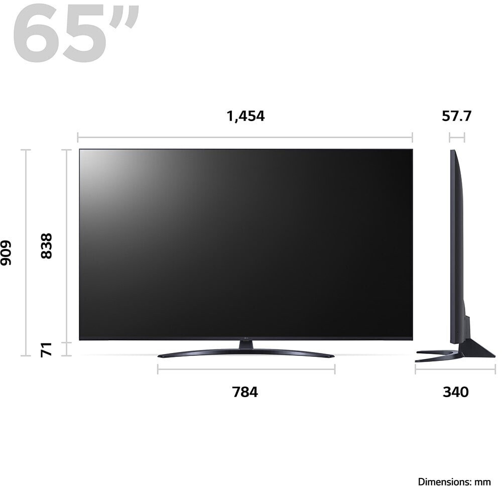  LG 65UR81006LJ  4K-Fernseher  LED  3.840 x 2.160 Pixel  65 Zoll 