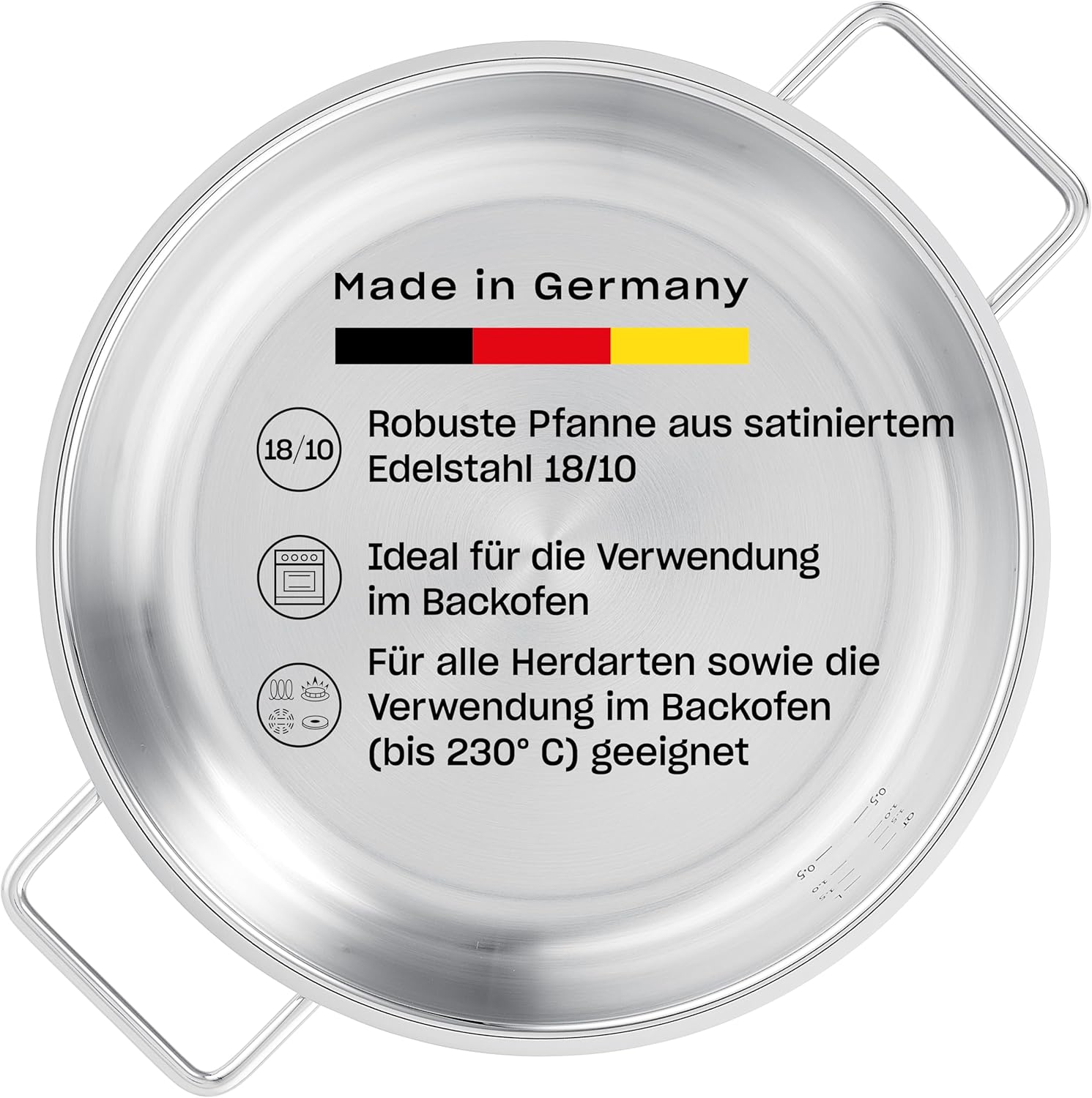 Fissler Pure Collection Edelstahl-Servierpfanne Ø 24 cm