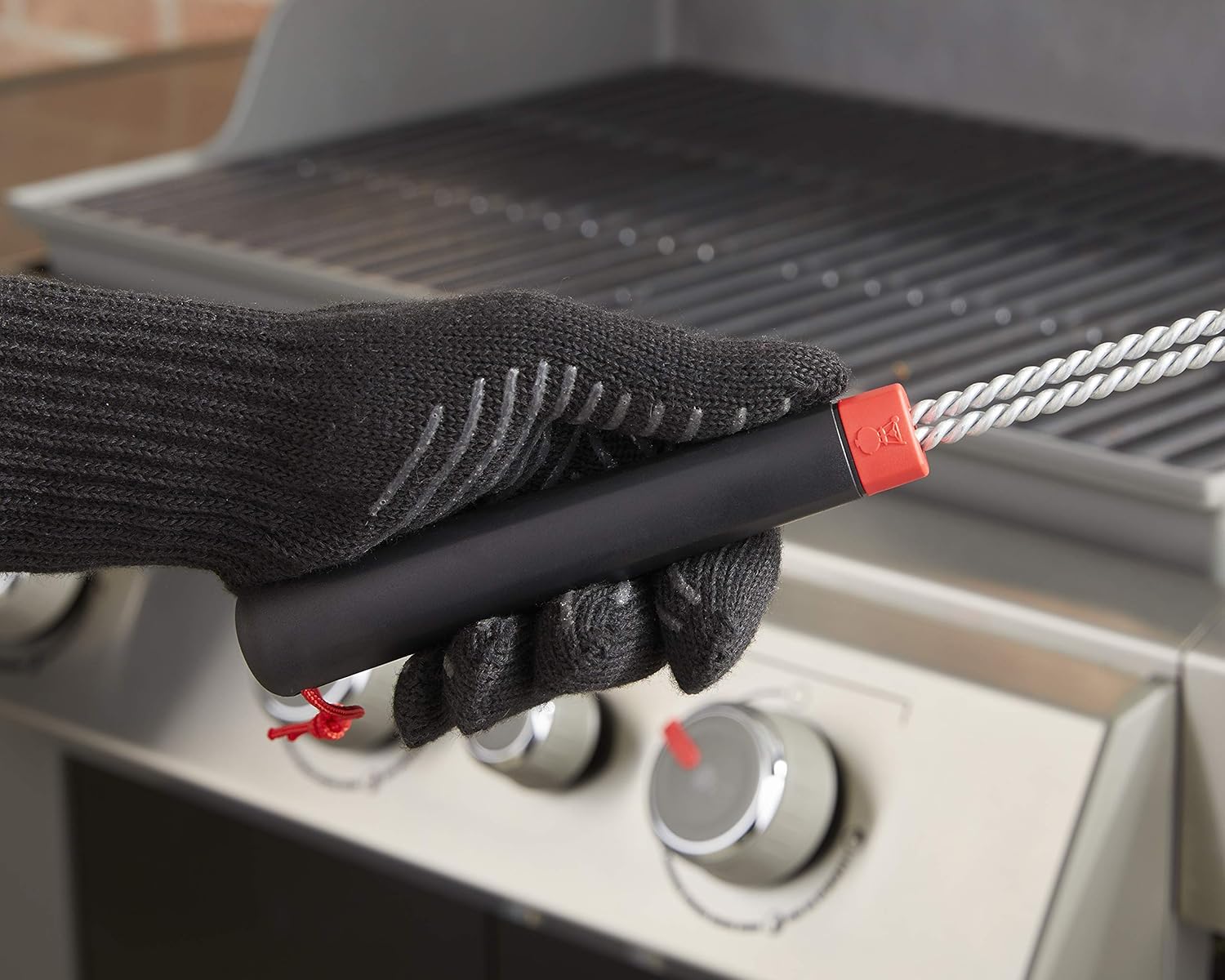 Weber Dreiseitige Grillbürste 46 cm (6278)