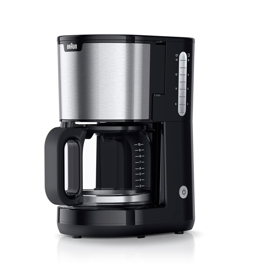  Braun KF1500BK PureShine Filterkaffeemaschine  15 Tassen pro Brühvorgang 