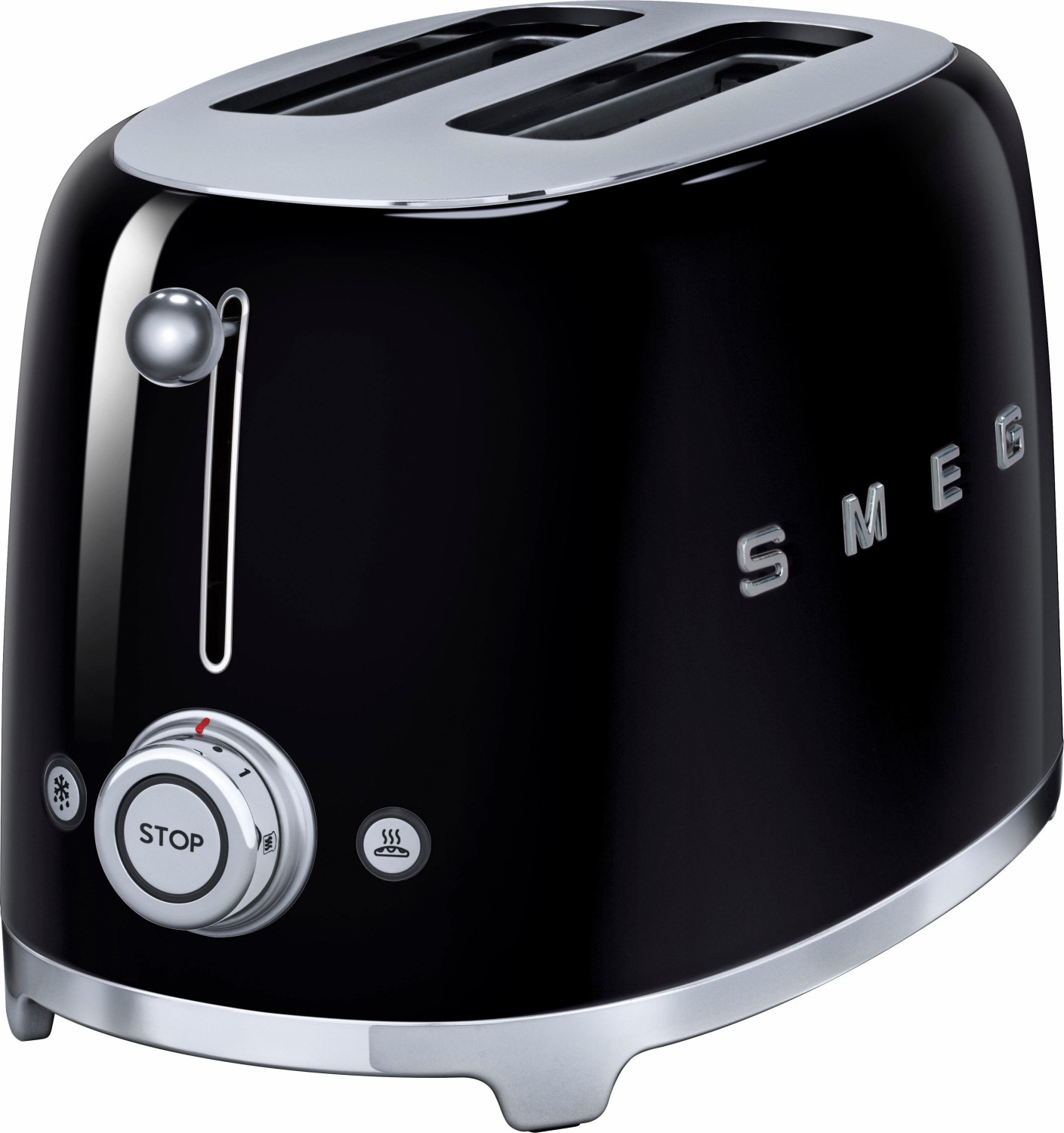 Smeg TSF01BLEU 2-Scheiben-Toaster  950 Watt  Krümelschublade  Stopptaste 