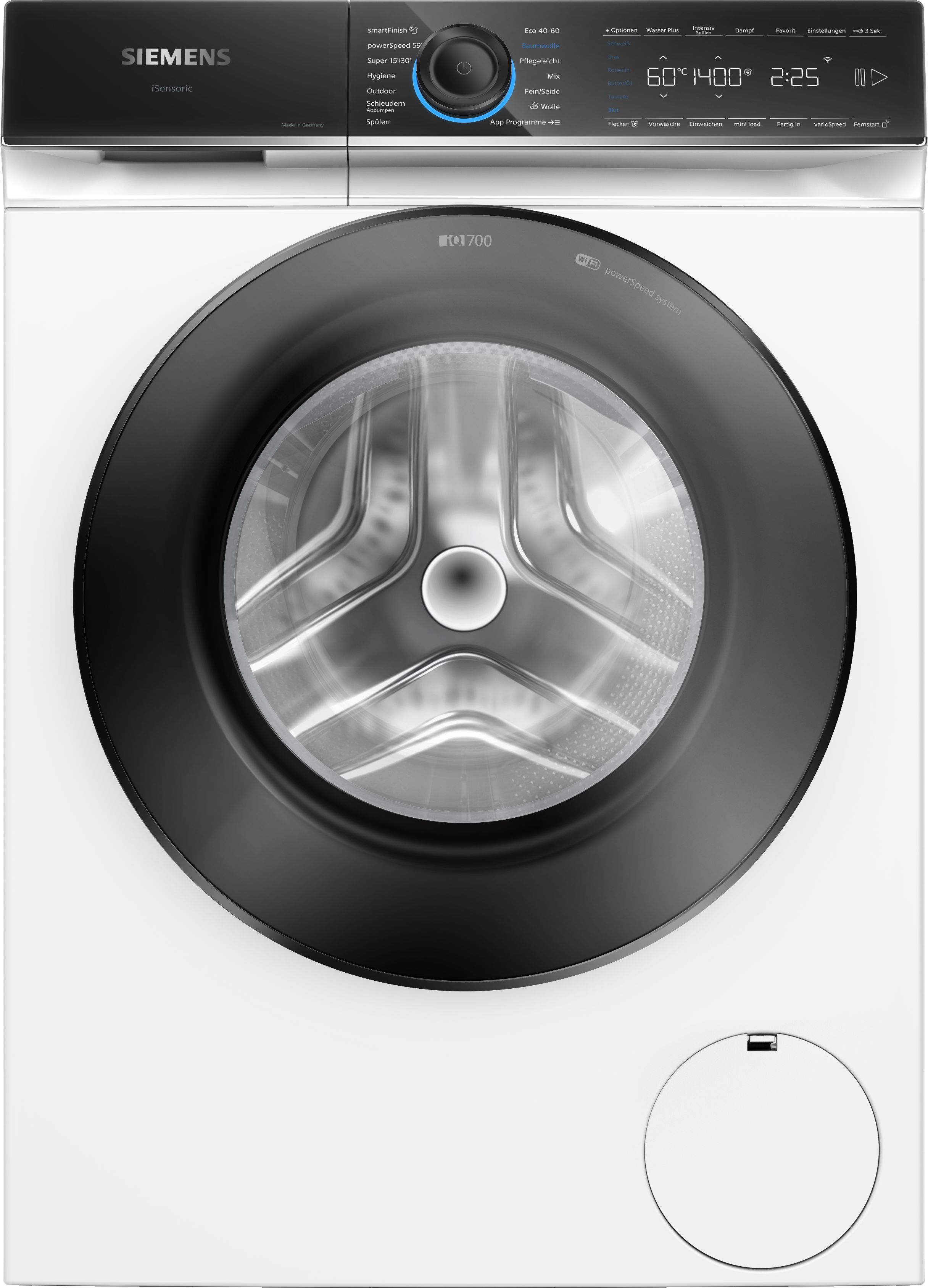 Siemens WG44B2071 Waschmaschine, Frontlader, 9 kg, 1400 U/min.