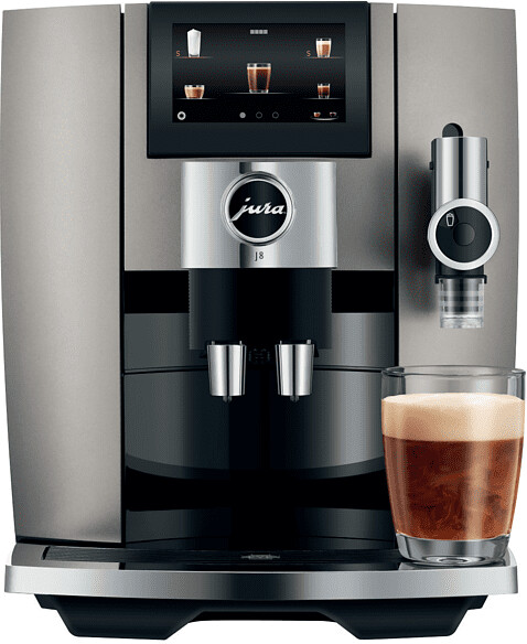 Jura J8 EA Midnight Silver 15471 Kaffeevollautomat  Wireless ready