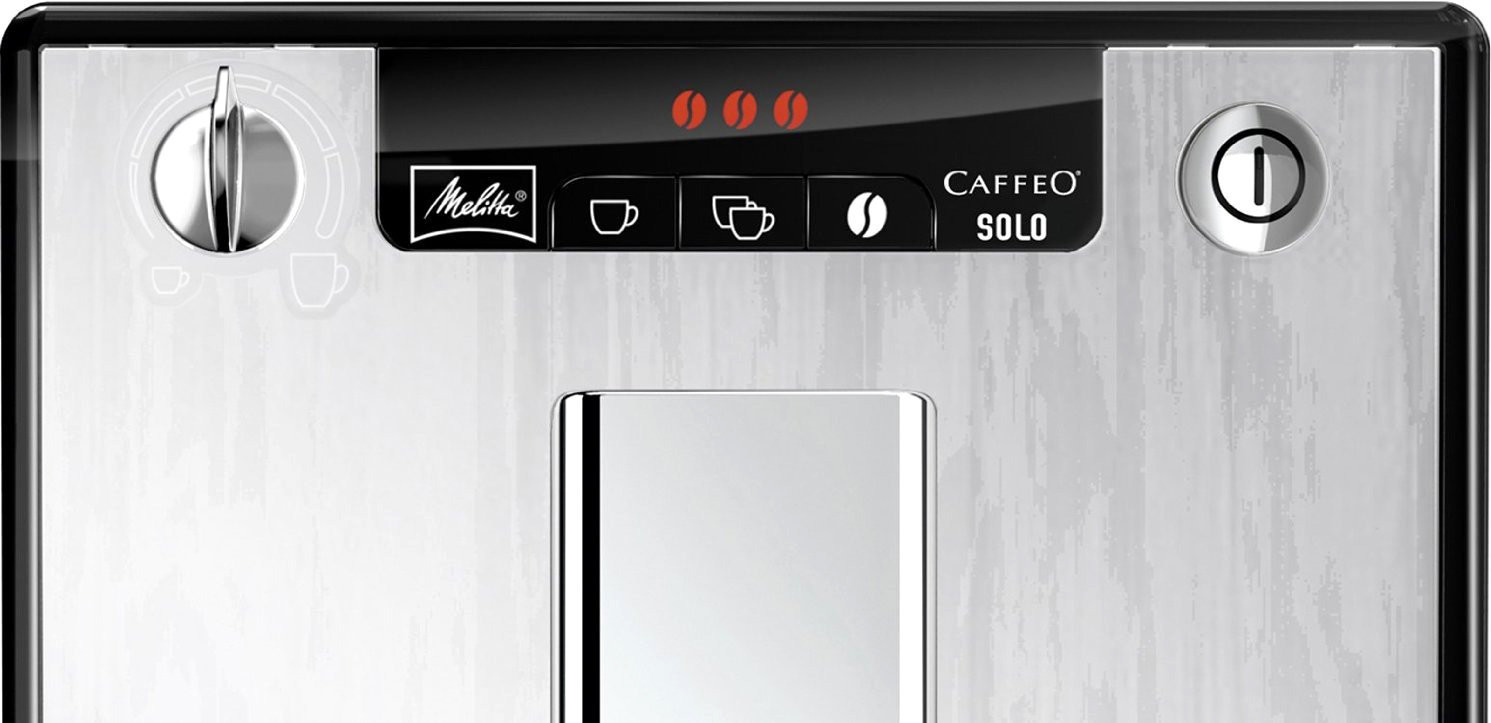 Melitta Kaffee-Vollautomat E950-111 Caffeo Solo silber Kaffeevollautomat
