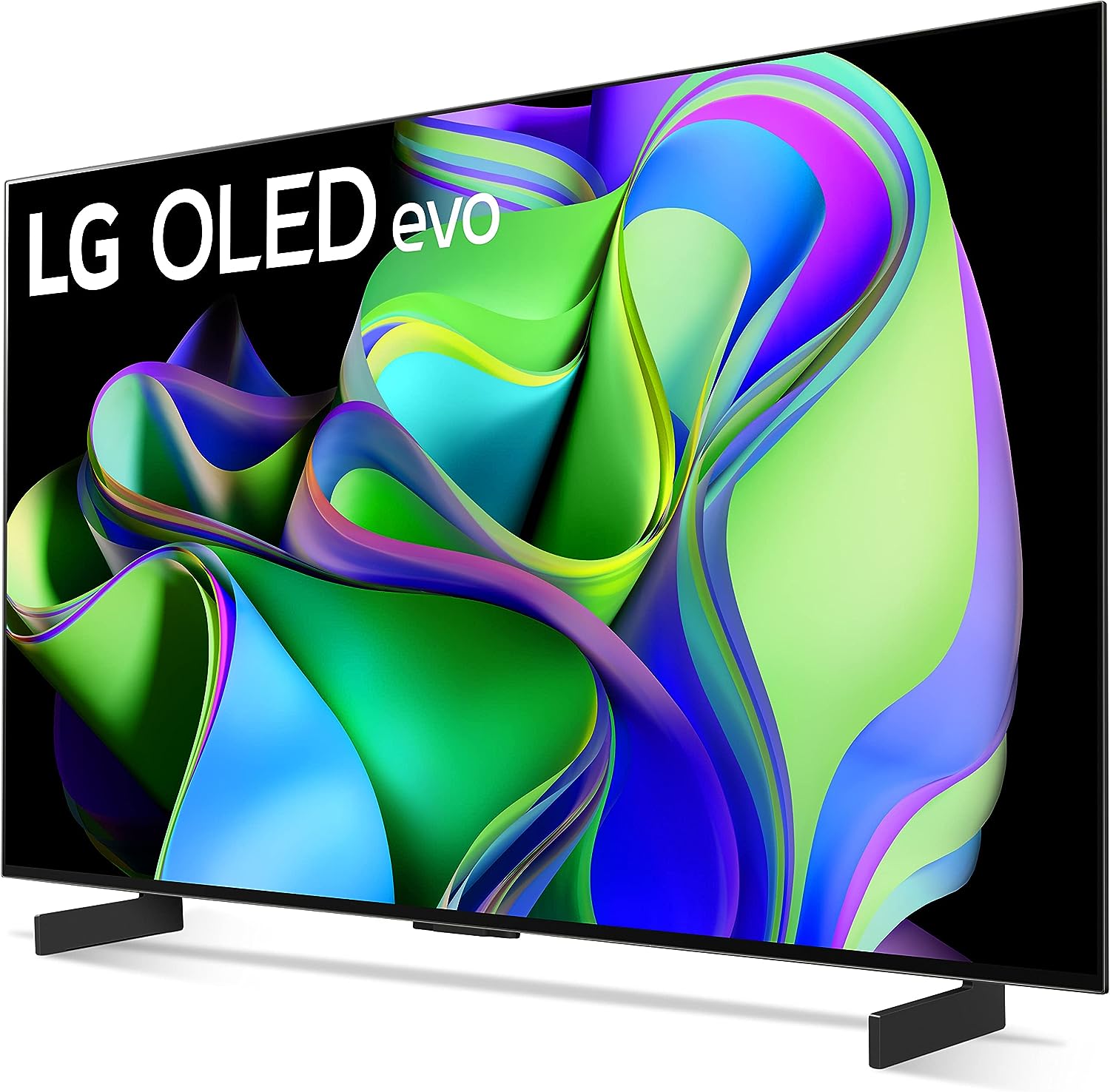 LG OLED42C37  ( 100 ,- Cashback ) 4K-Fernseher  HDR  3.840 x 2.160 Pixel  42 Zoll 