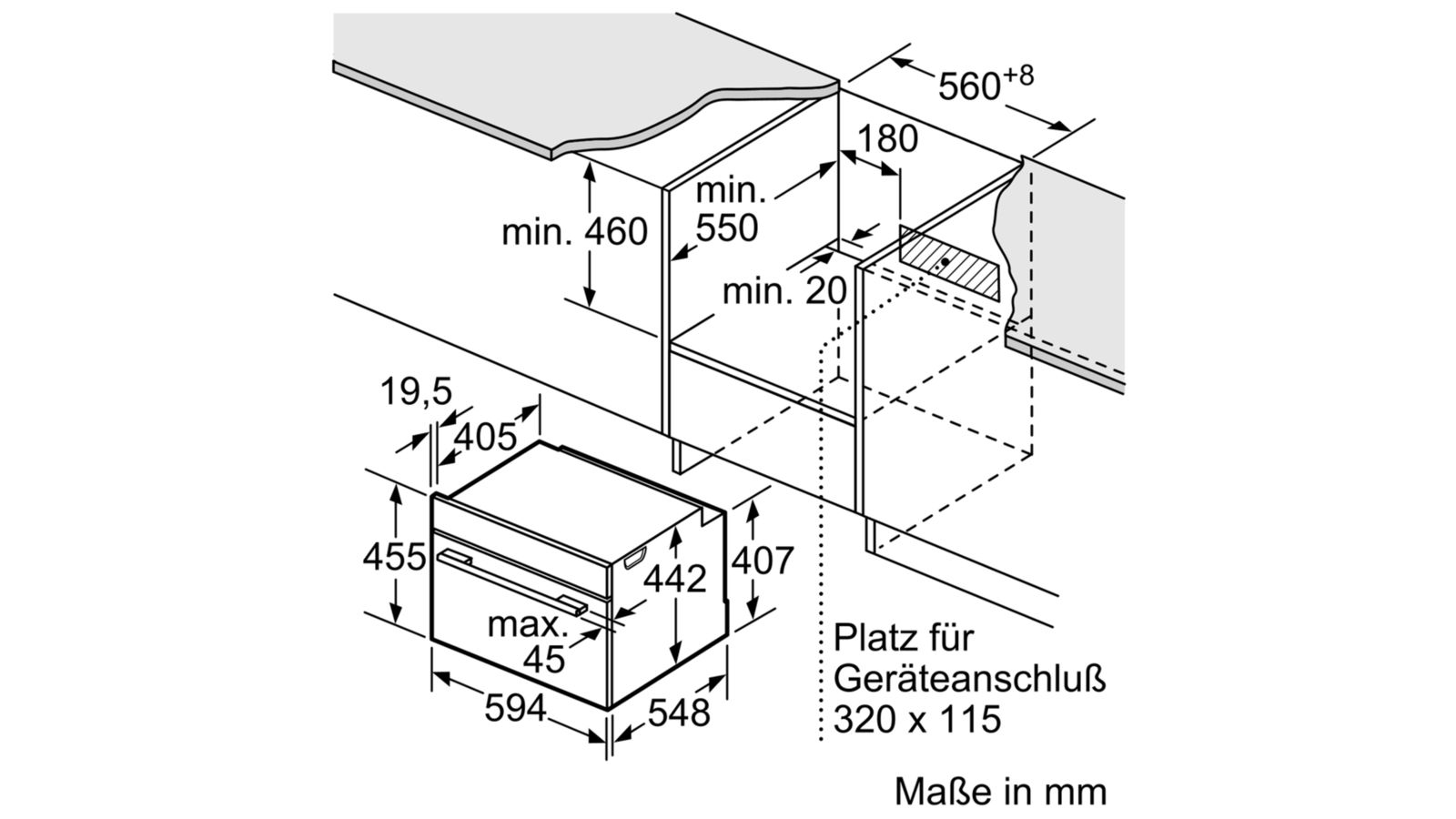 Bosch CSG656RB7 Serie 8 Kompaktdampfbackofen
