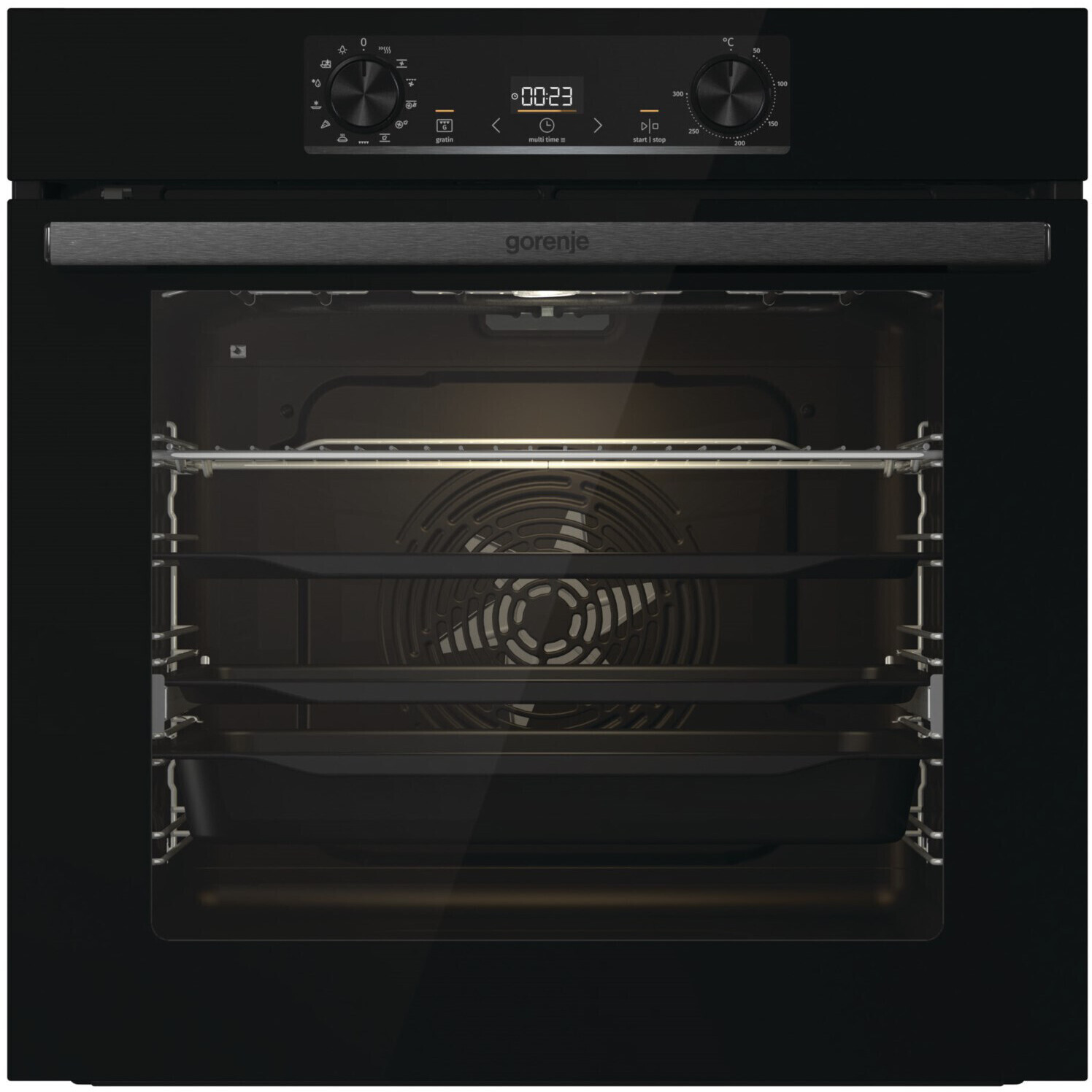 Gorenje BPS6737E14BG Einbau-Backofen / 77L / Pyrolyse/Heißluft/ExtraSteam