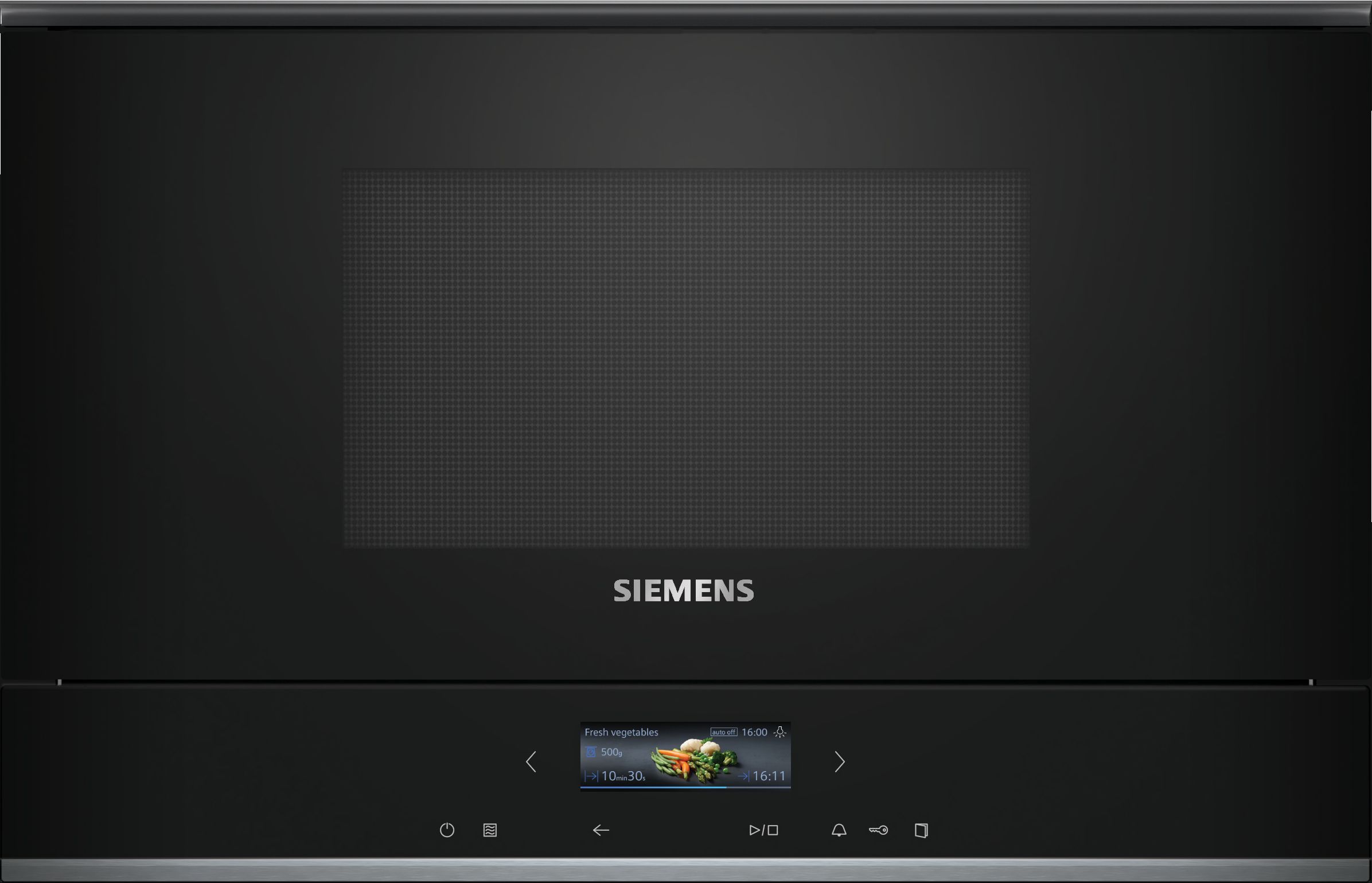  Siemens BE732L1B1 Mikrowellen-Grill  21 Liter  900 Watt  Grillleistung 600 Watt  einbaufähig  Breite 56 cm  Grill