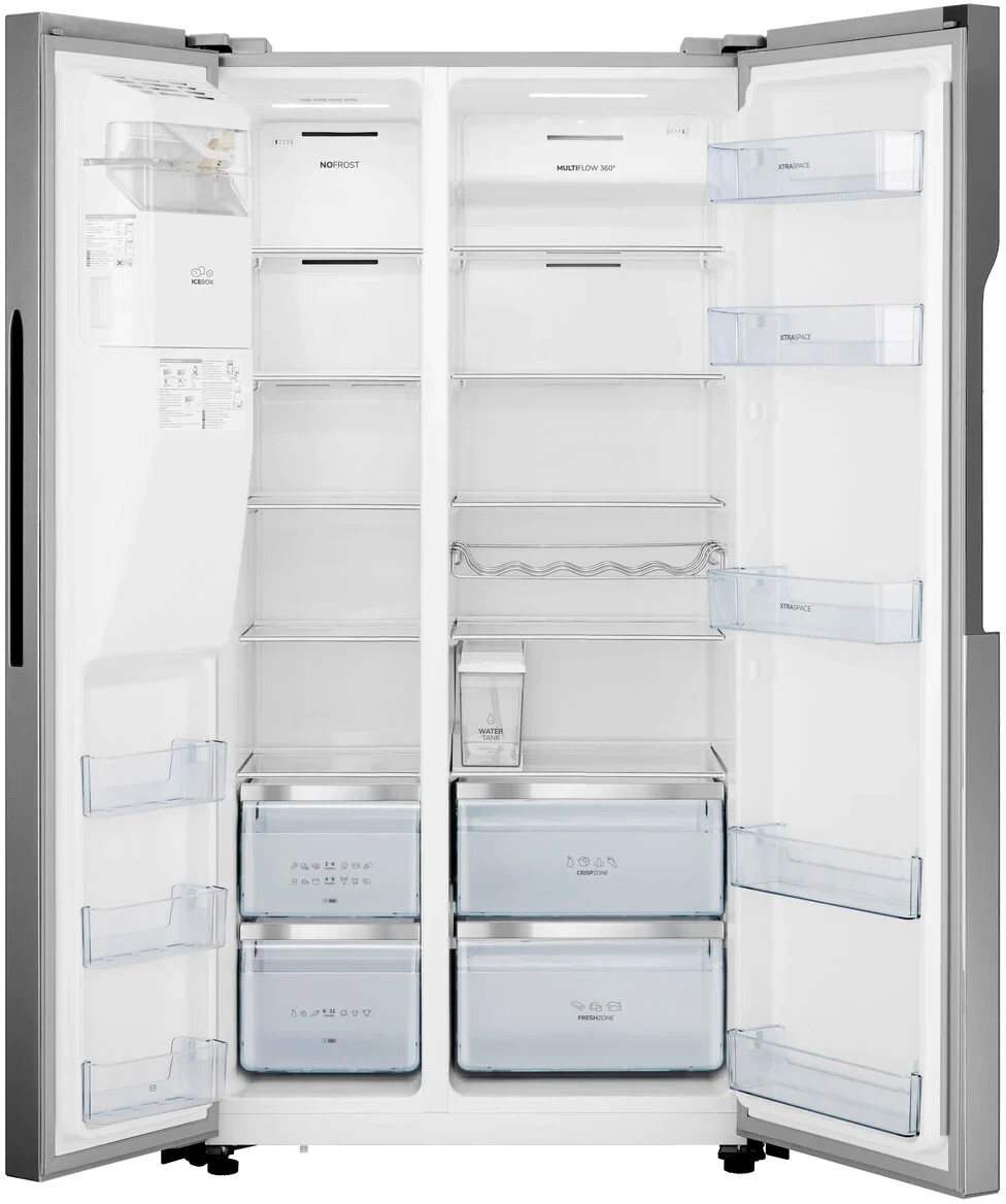 Gorenje NRS9EVX  Side-by-Side-Kühlschrank  Inhalt Kühlbereich 371 Liter 