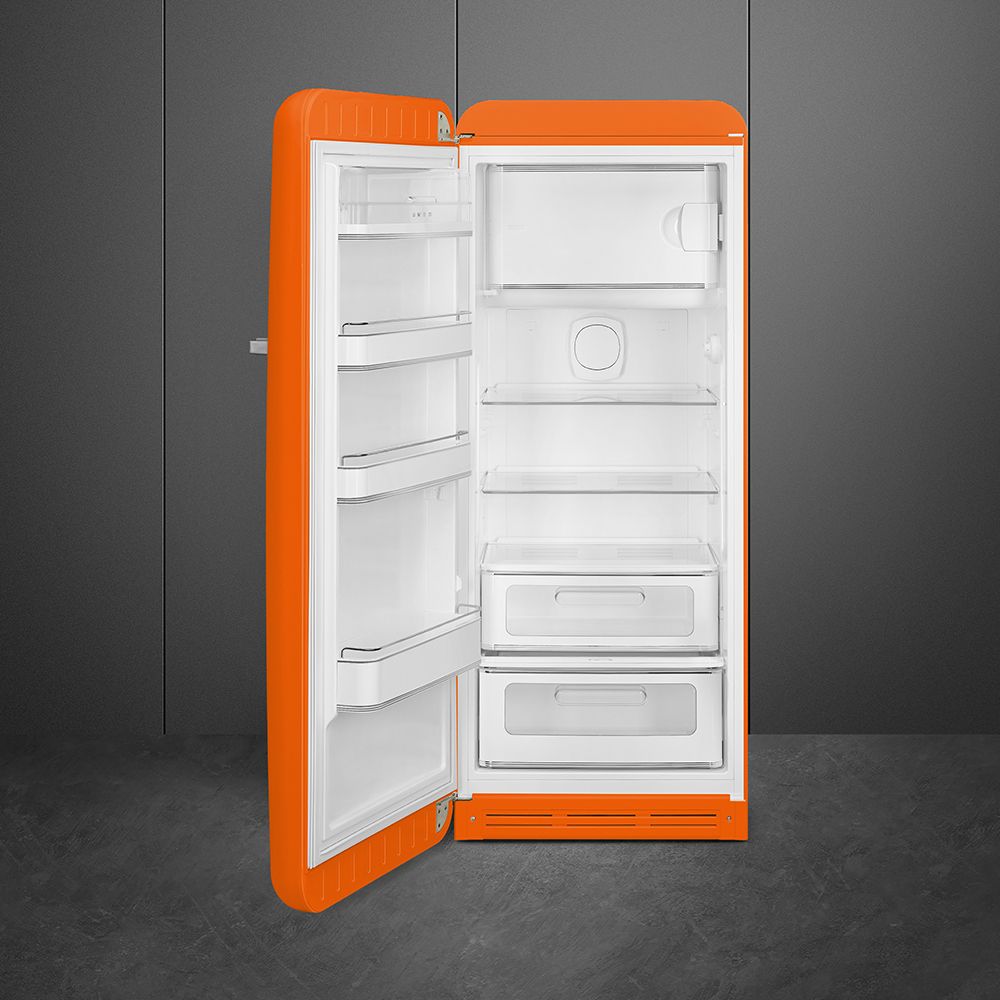 Smeg 50-iger Style Kühlschrank/Gefrierfach L Orange FAB28LOR5