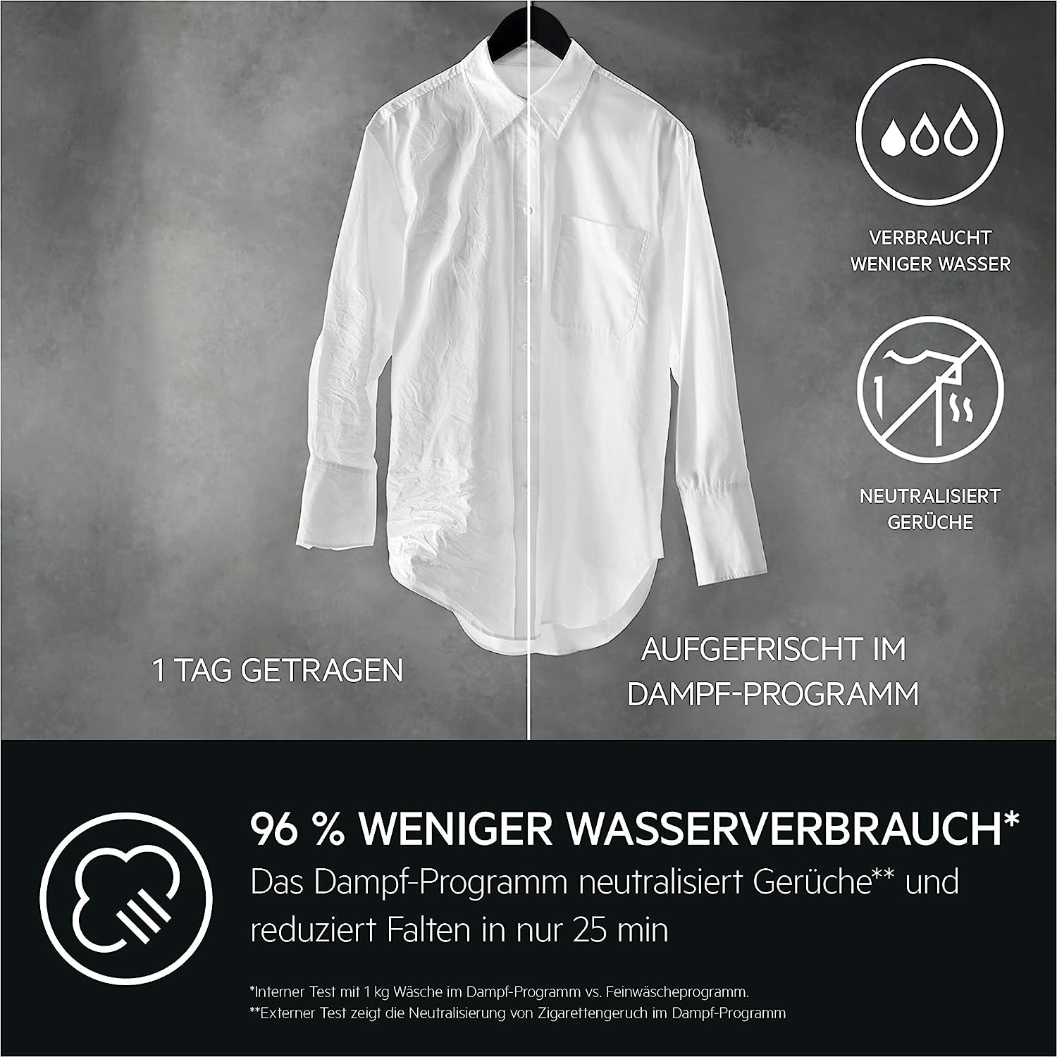 AEG LR8A75490 Waschmaschine Frontlader  9 kg