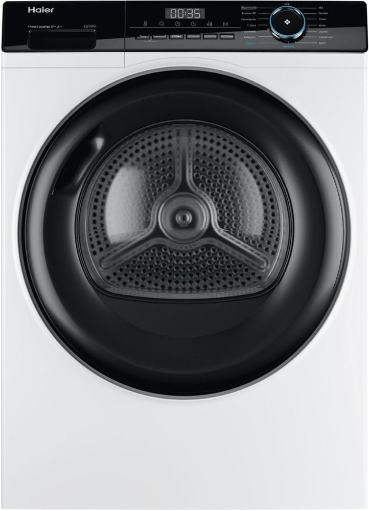  Haier HD90-A2939 Wärmepumpentrockner  Kondensationseffizienzklasse B  8 kg 