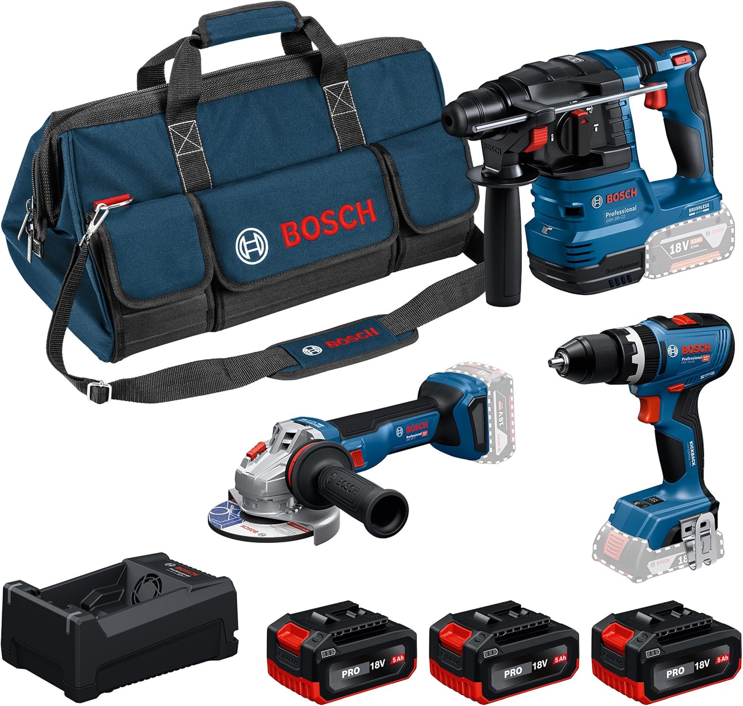 Bosch Aussteller PRO 18V System Combo-Kit 