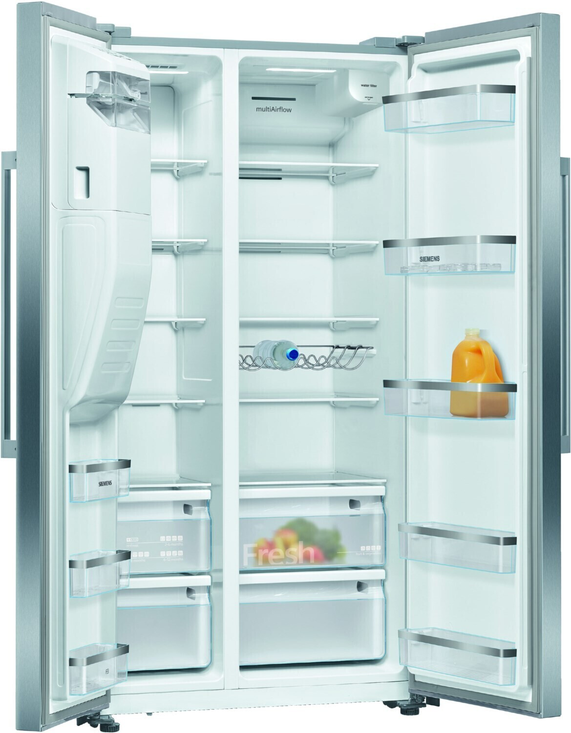 Siemens KA93DAIEP Amerikanischer Side by Side / E / 324 kWh/Jahr / 562 l / noFrost 