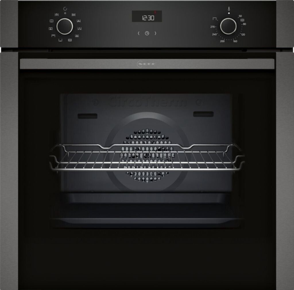 Neff B1ACE2AG3 N50, Backofen, Made in Germany, LCD-Display, 3D Heißluft, CircoTherm