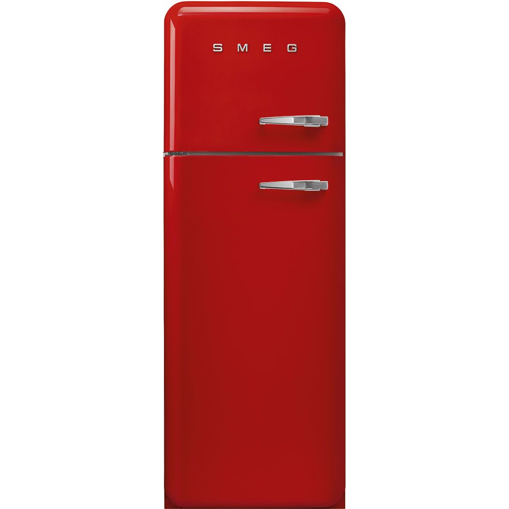 Smeg 50-iger Style Stand-Kühl-/Gefrierkombi L Rot FAB30LRD5