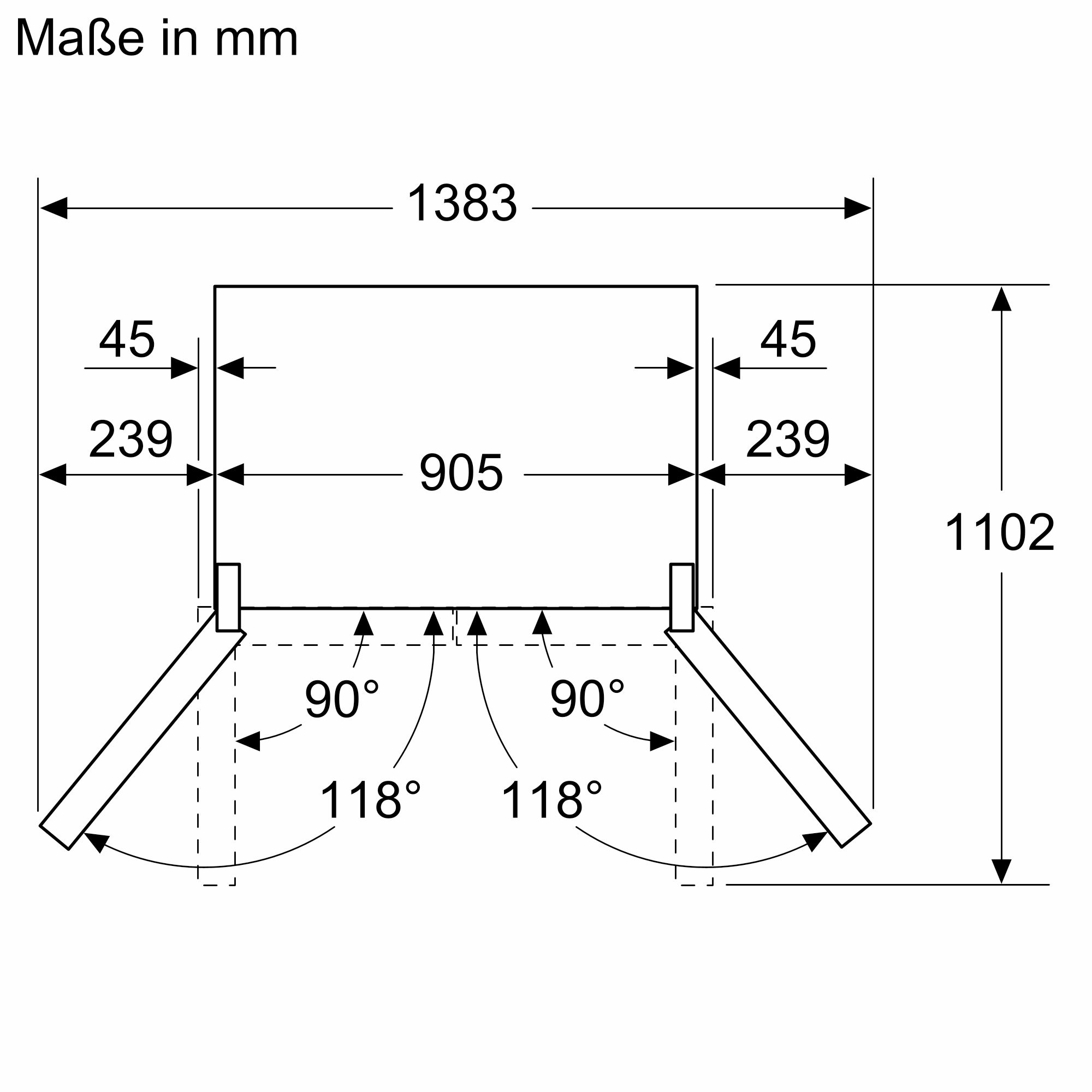 Siemens KF96DAXEA Kühl-Gefrier-Kombination mehrtürig Siemens KF96DAXEA Kühl-Gefrier-Kombination mehrtürig