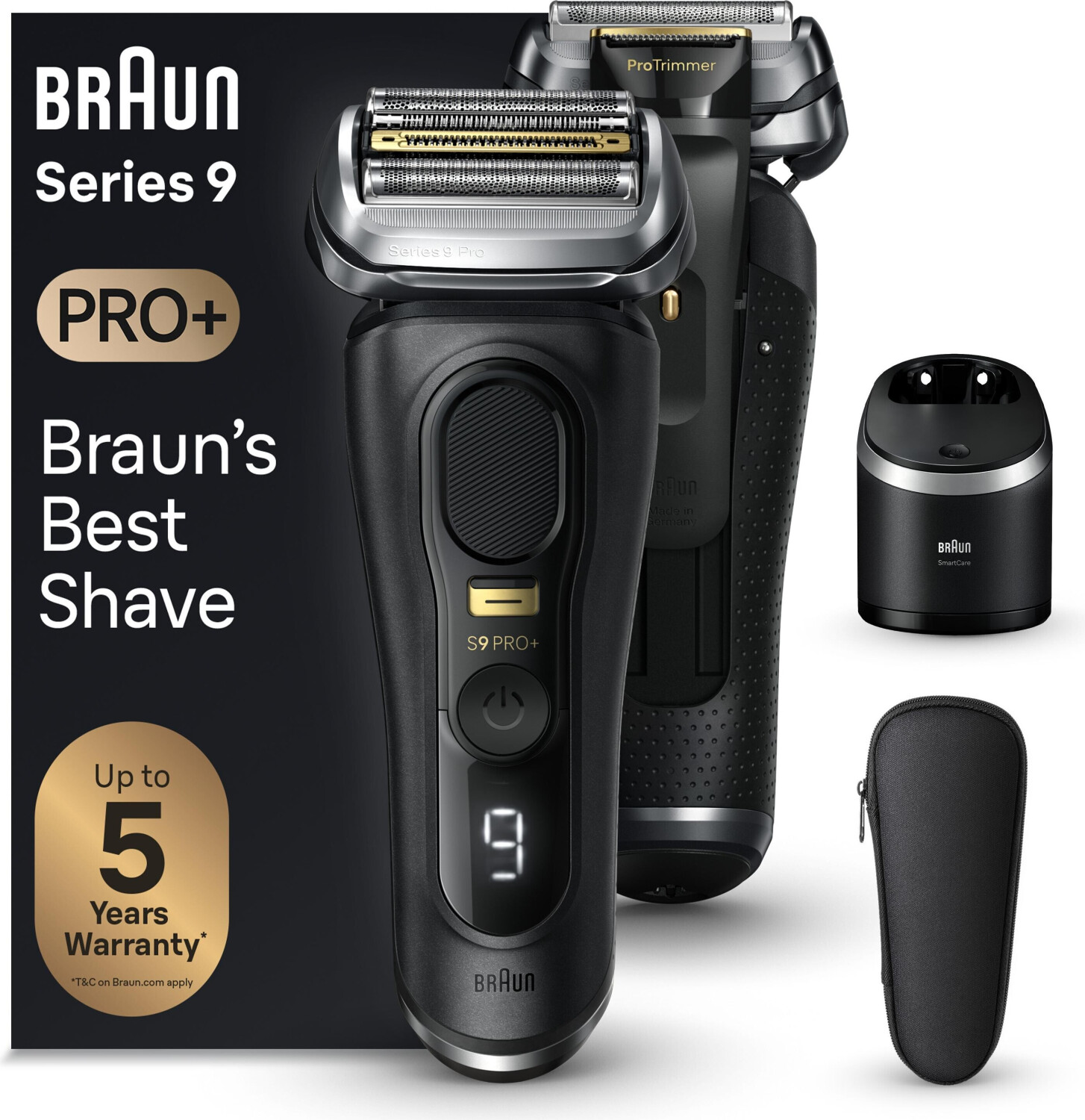  Braun Series 9 Pro plus 9560cc  Folienrasierer  Betriebszeit 60 Min.  Akku-Betrieb 