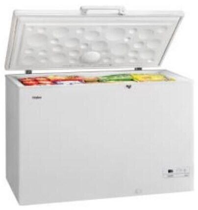 Haier HCE321T Gefriertruhe / 319 Liter / Innenbeleuchtung / Super-Gefrierfunktion weiß