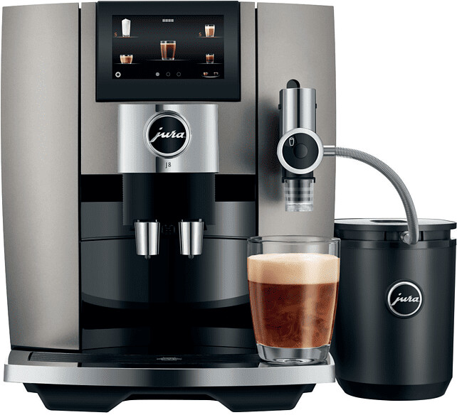 Jura J8 EA Midnight Silver 15471 Kaffeevollautomat  Wireless ready