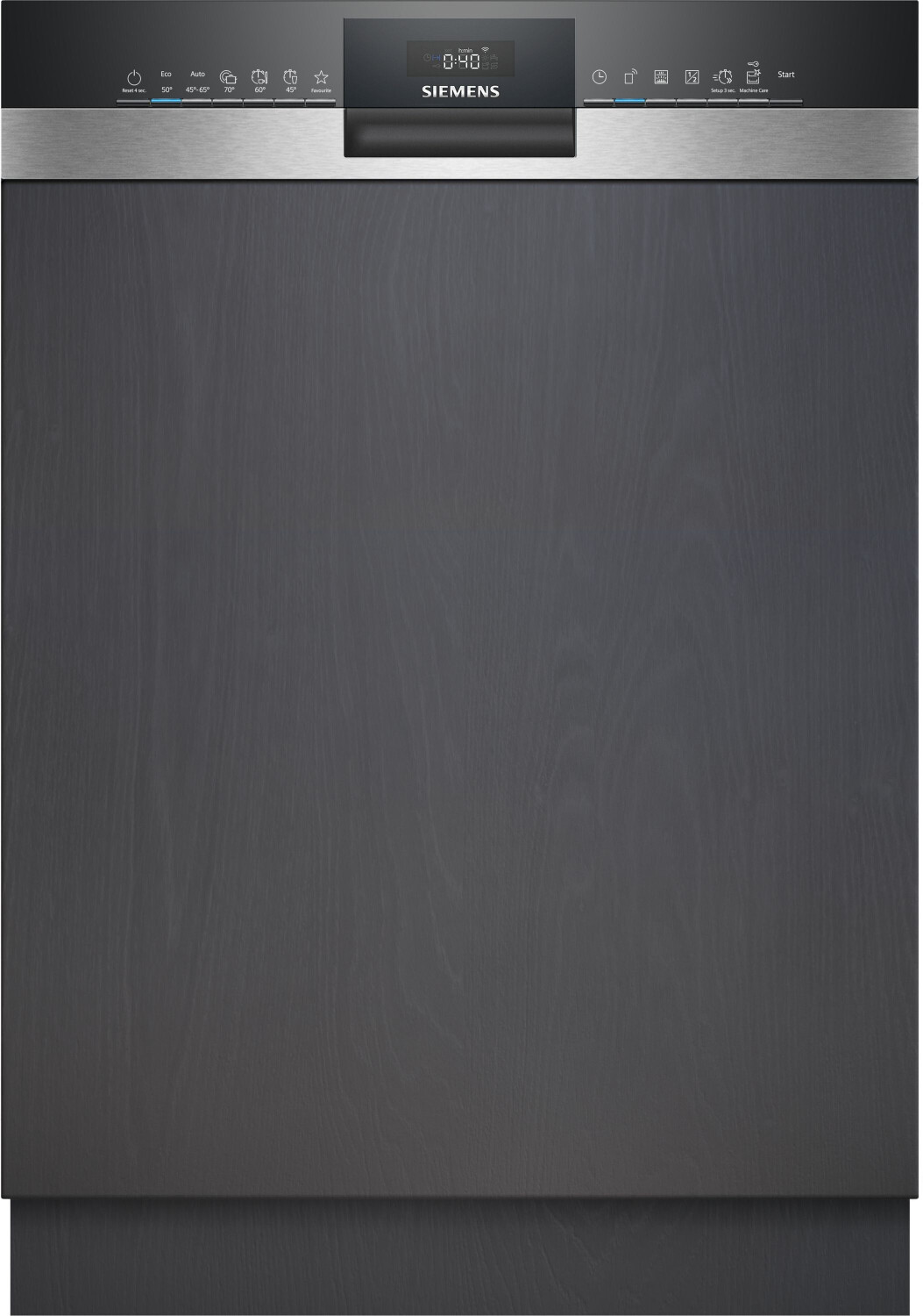 Siemens SX53ES22CE Smarter Geschirrspüler, Teilintegrierte Spülmaschine, XXL, 60 cm