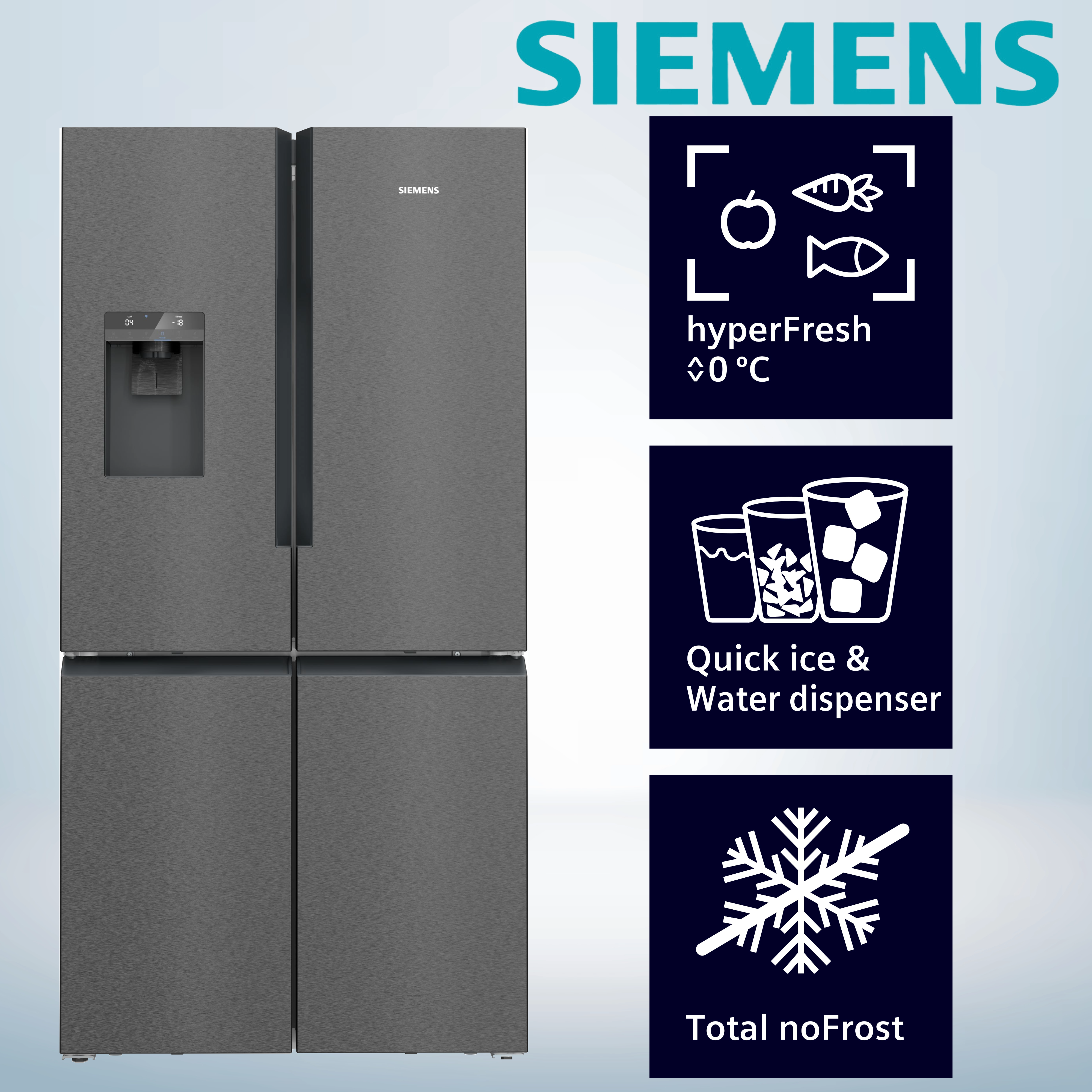 Siemens KF96DAXEA Kühl-Gefrier-Kombination mehrtürig