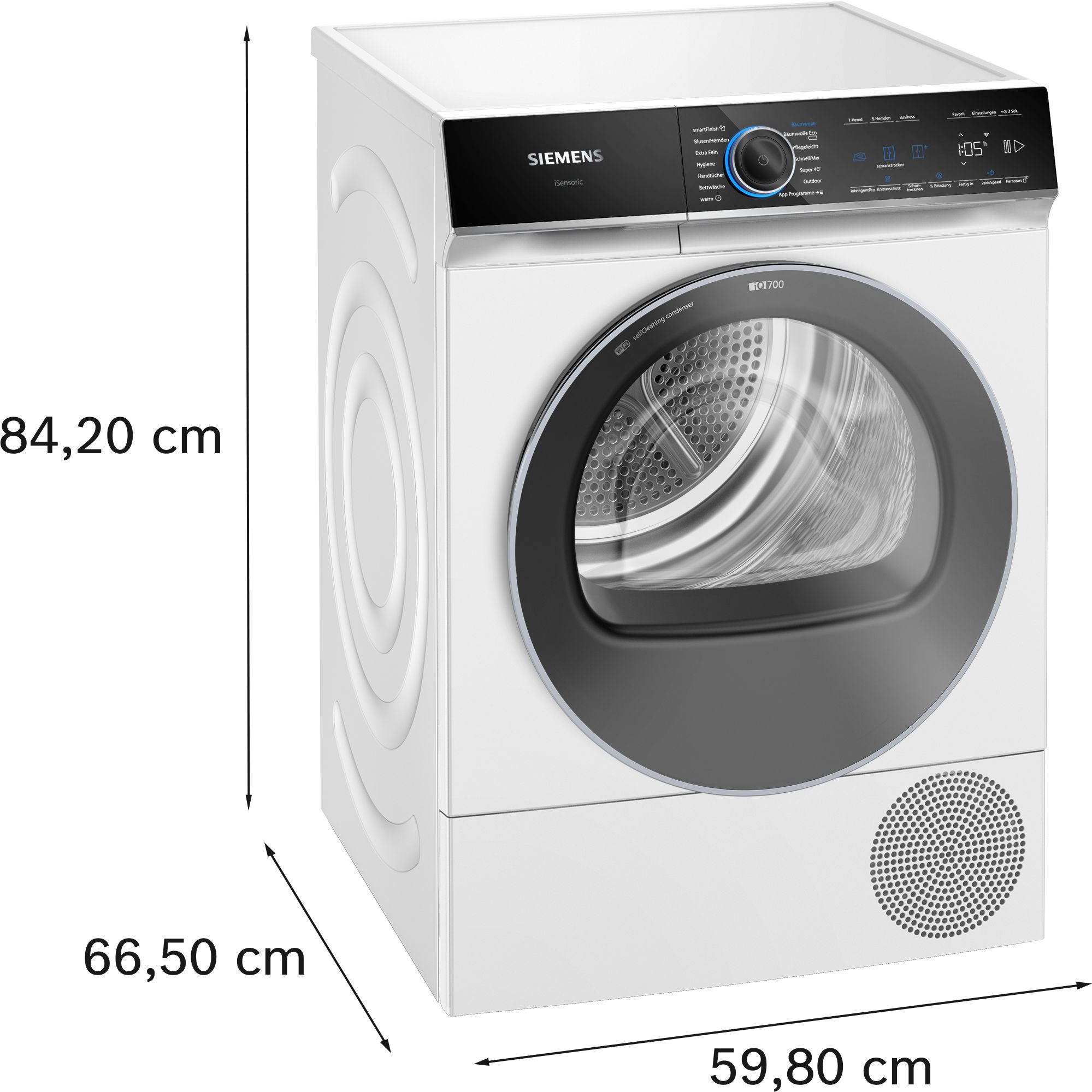 Siemens WQ46B2C40 Wärmepumpentrockner Kondensationseffizienzklasse A 9 kg Siemens WQ46B2C40 Wärmepumpentrockner Kondensationseffizienzklasse A 9 kg