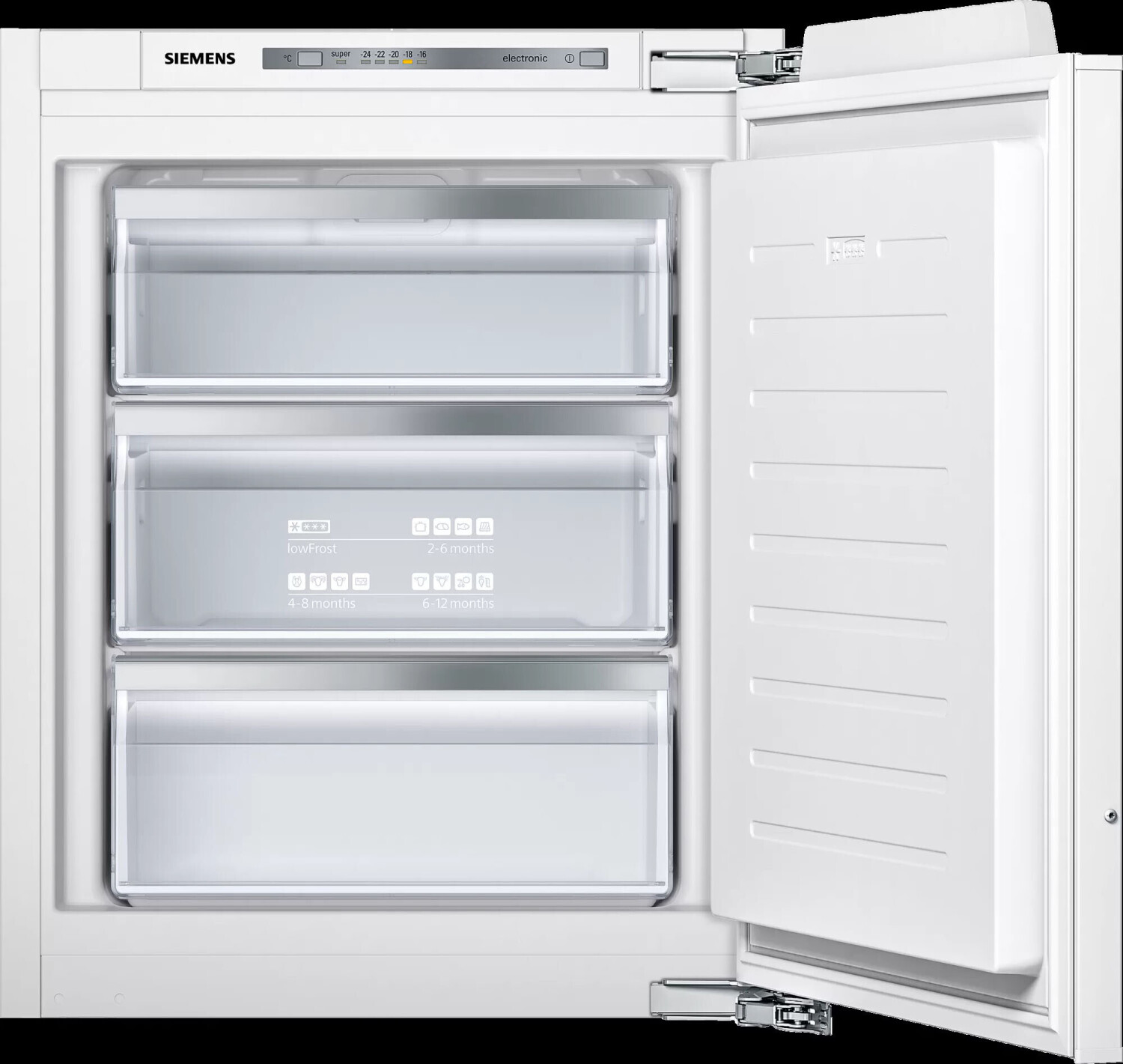Siemens GI11VAFE0 Einbau-Gefrierschrank, lowFrost, freshSense, softClosing Tür