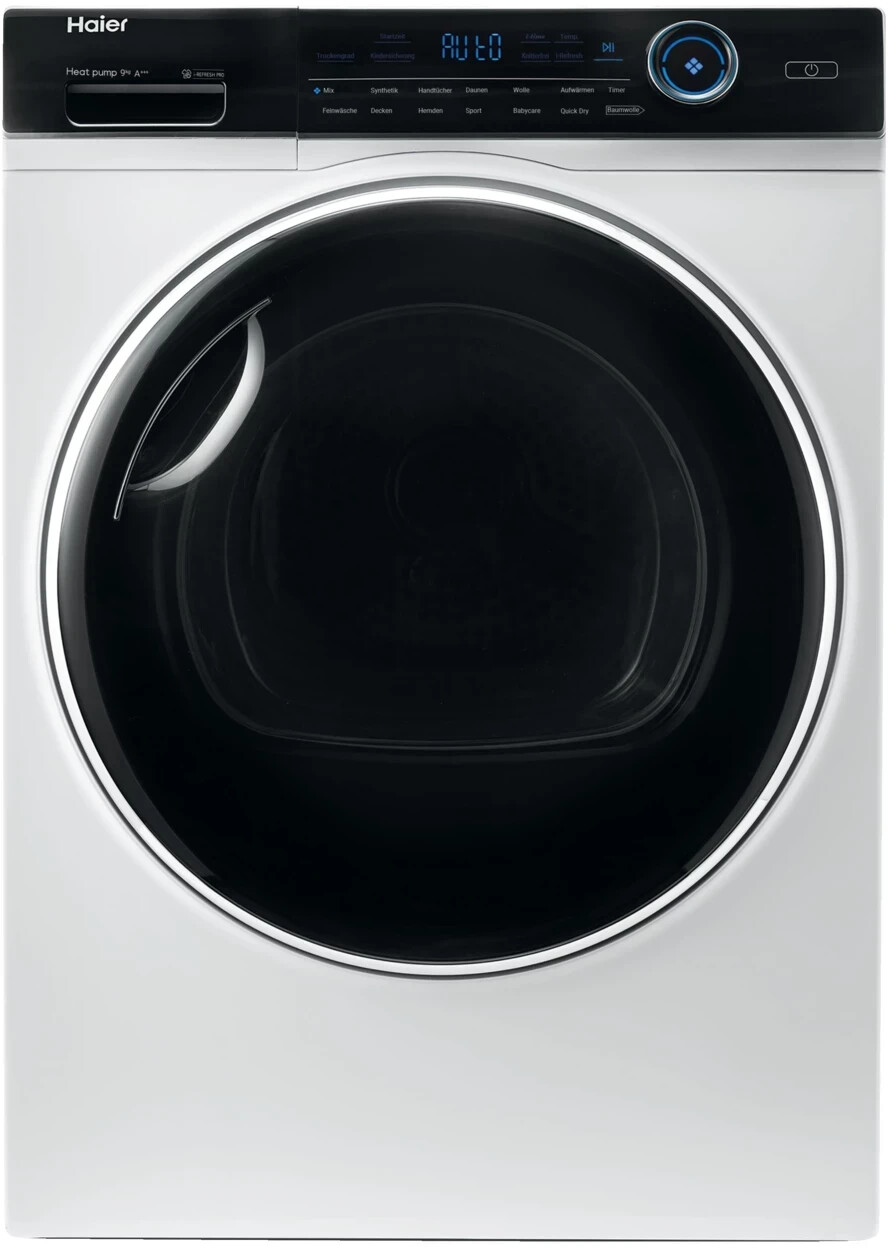 Haier HD90-A3S979 Kondenstrockner  Kondensationseffizienzklasse B  9 kg  Programmdauer 298 min 
