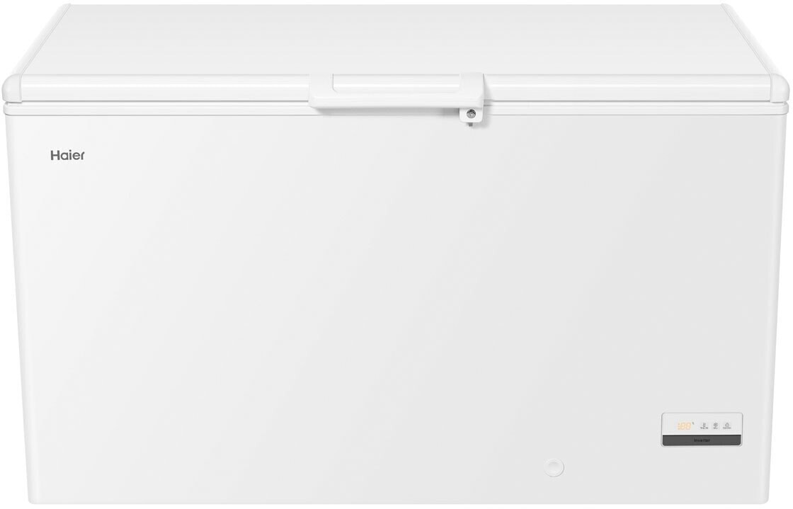 Haier HCE321T Gefriertruhe / 319 Liter / Innenbeleuchtung / Super-Gefrierfunktion weiß