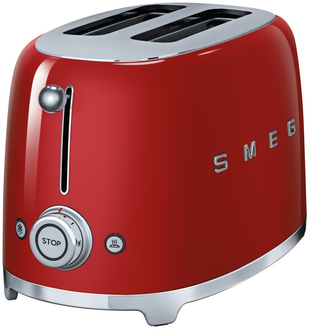 Smeg 50-iger Style 2-Scheiben-Toaster rot TSF01RDEU